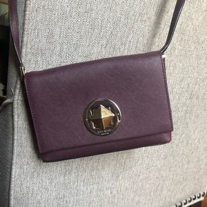 Burgundy Kate spade crossbody